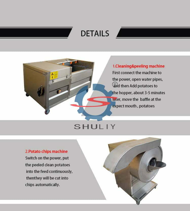 potato chips making machine