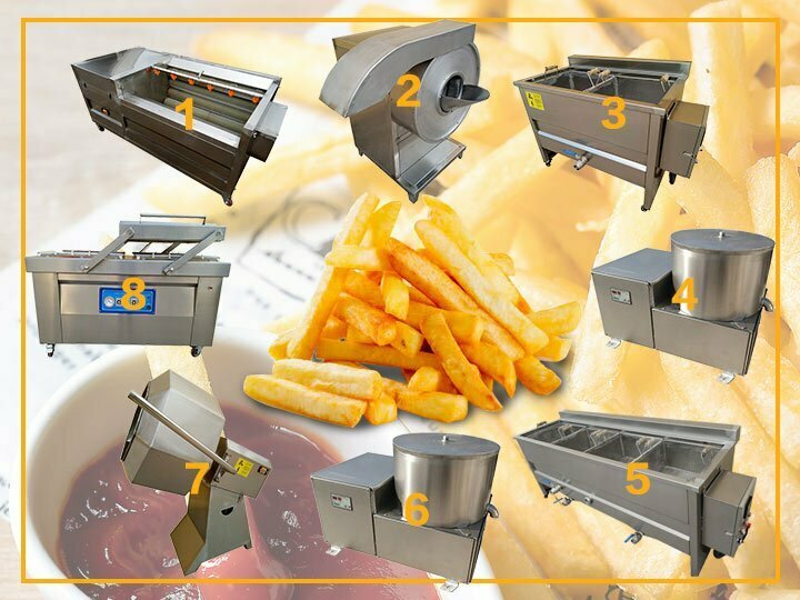 AUTOMATIC FRENCH FRIES/CHIPS PRODUCTION LINES