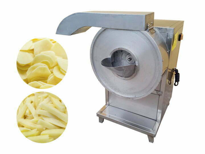 potato chips and fries cutting machine