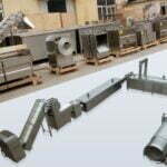 small and automatic Potato chip assembly line