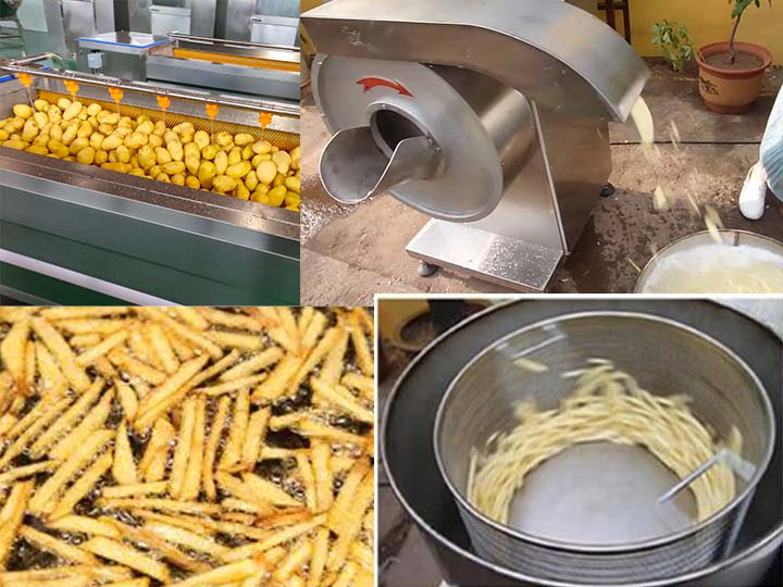 french fries production line running in Pakistan