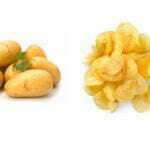 how many potatoes will get 1kg potato chips