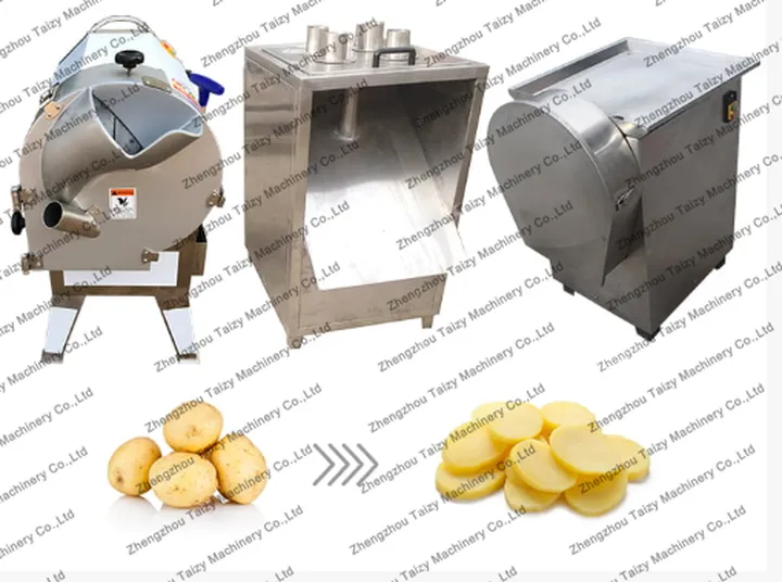 potato chips cutting slicing machine
